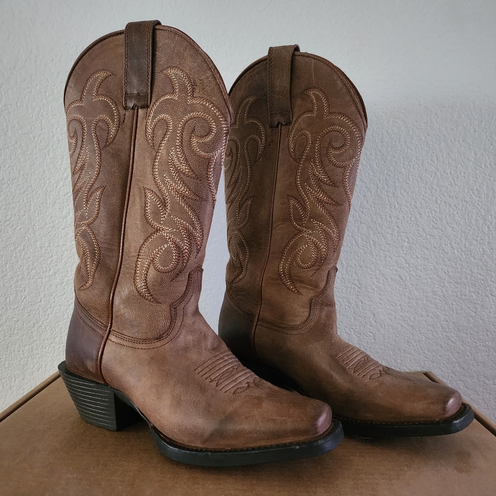 Shyanne Leather Western Boots